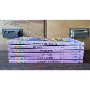 Vintage Girl Talk Book Lot L.E. Blair Paperback YA Tween Fiction 1980s Lot Of 6